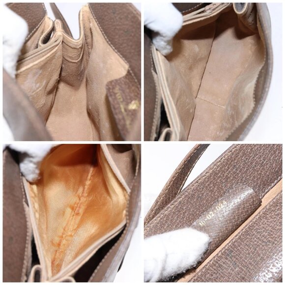 GUCCI GG Supreme Web Sherry Line Shoulder Bag PVC Beige - Picture 15 of 16